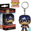 Avengers Age of Ultron Funko POP! Vinyl Schlüsselanhänger Captain America 4 cm