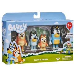 Bluey - Actionfiguren 4er-Pack: Bluey