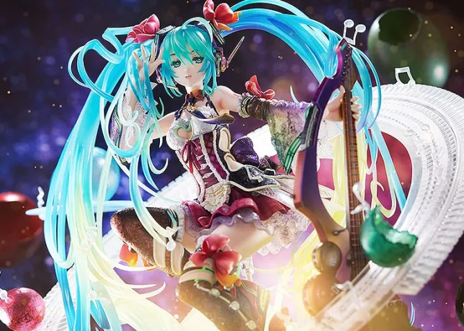Character Vocal Series 01 - Hatsune Miku Statue/ Virtual Pop Star Version: Max Factory