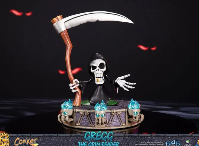 Conker: Conker's Bad Fur Day - Gregg the Grim Reaper Statue: First 4 Figures
