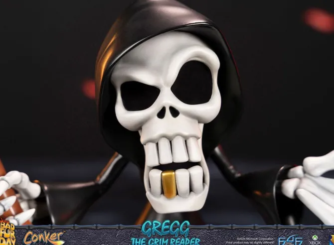 Conker: Conker's Bad Fur Day - Gregg the Grim Reaper Statue: First 4 Figures