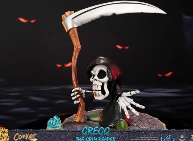 Conker: Conker's Bad Fur Day - Gregg the Grim Reaper Statue: First 4 Figures