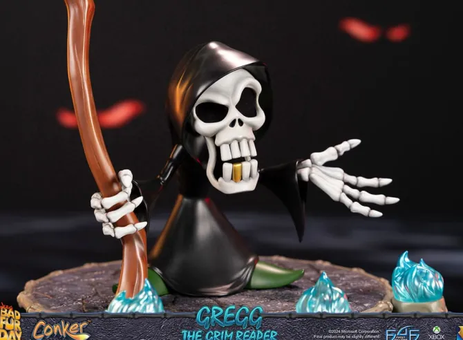 Conker: Conker's Bad Fur Day - Gregg the Grim Reaper Statue: First 4 Figures