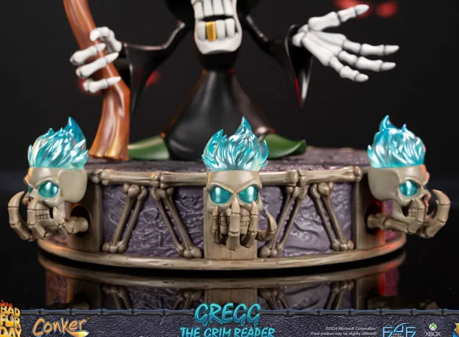 Conker: Conker's Bad Fur Day - Gregg the Grim Reaper Statue: First 4 Figures