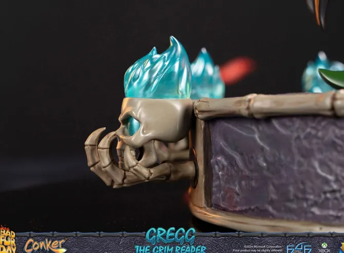 Conker: Conker's Bad Fur Day - Gregg the Grim Reaper Statue: First 4 Figures