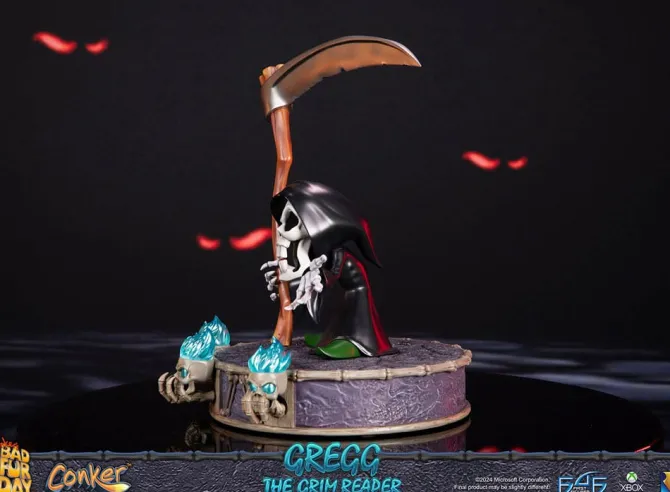 Conker: Conker's Bad Fur Day - Gregg the Grim Reaper Statue: First 4 Figures