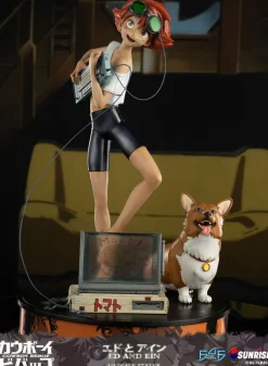 Cowboy Bebop - Ed & Ein Statue: First 4 Figures