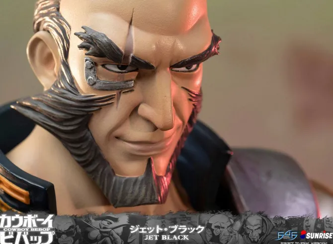 Cowboy Bebop - Jet Black Statue: First 4 Figures