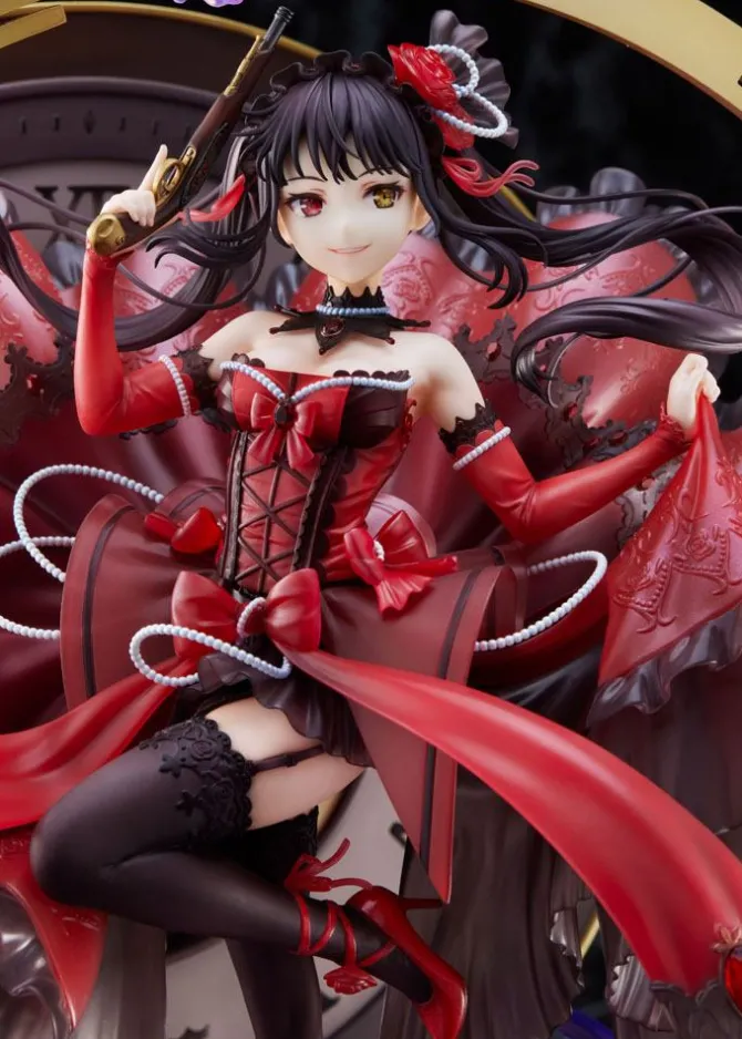 Date A Bullet - Kurumi Tokisaki Statue / Pigeon Blood Ruby Dress Version: Estream