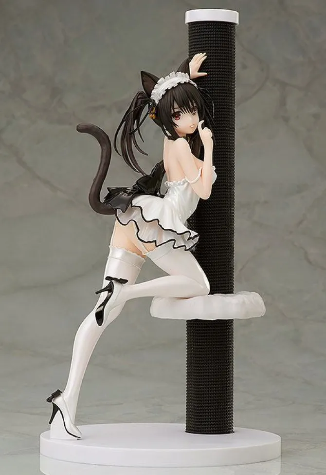 Date A Live - Kurumi Tokisaki Statue / White Cat Version: Kadokawa