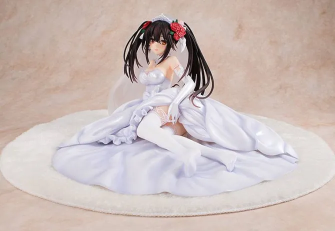 Date A Live - Kurumi Tokisaki Statue / Wedding Dress Version: Kadokawa