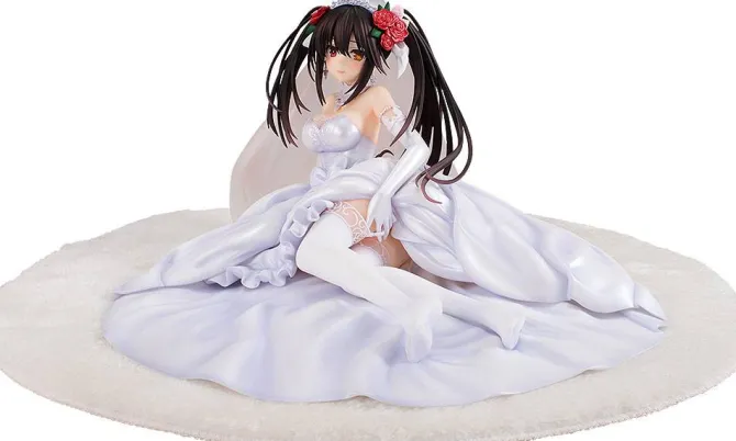 Date A Live - Kurumi Tokisaki Statue / Wedding Dress Version: Kadokawa