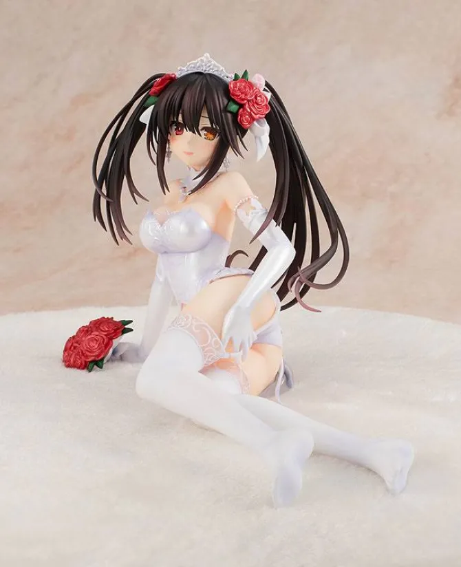 Date A Live - Kurumi Tokisaki Statue / Wedding Dress Version: Kadokawa