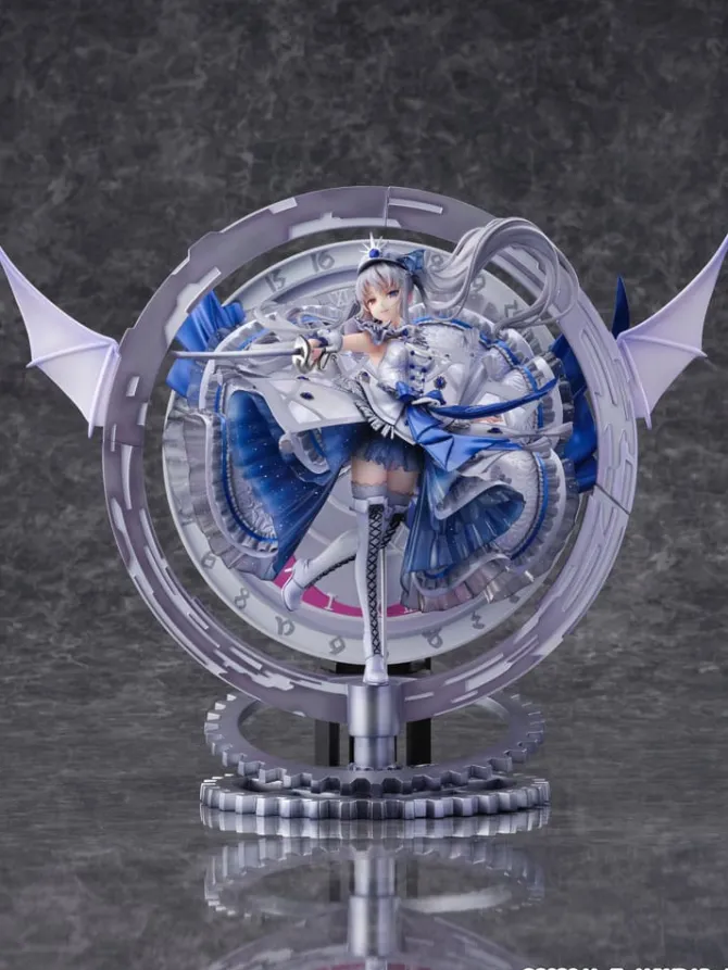 Date A Live: Date A Bullet - White Queen Statue / Royal Blue Sapphire Dress Version: Estream