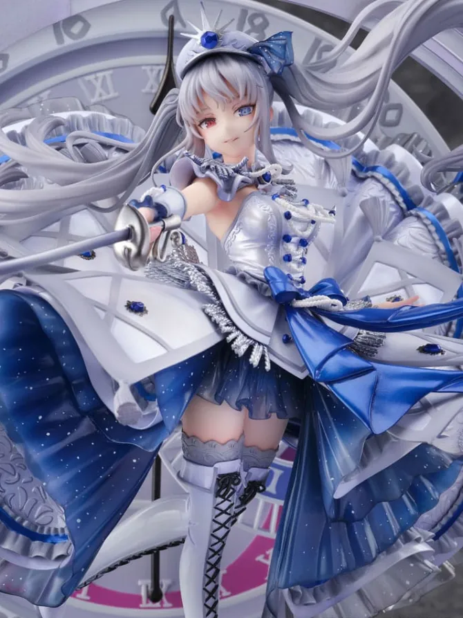 Date A Live: Date A Bullet - White Queen Statue / Royal Blue Sapphire Dress Version: Estream