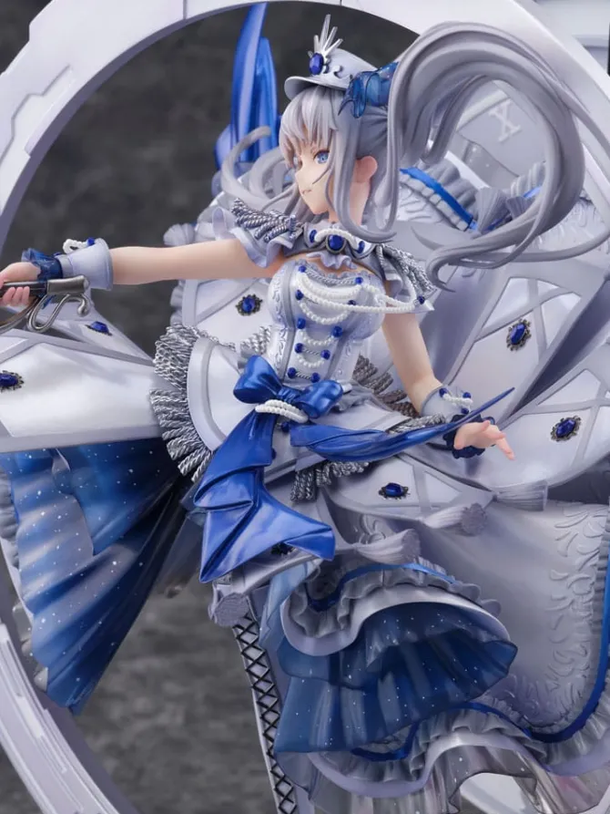 Date A Live: Date A Bullet - White Queen Statue / Royal Blue Sapphire Dress Version: Estream