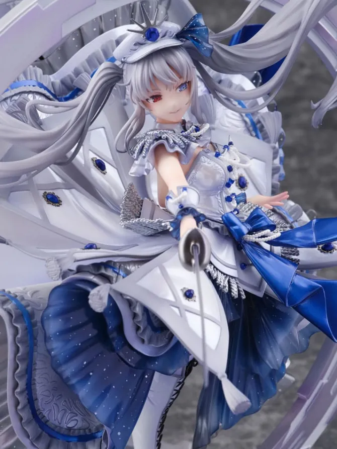 Date A Live: Date A Bullet - White Queen Statue / Royal Blue Sapphire Dress Version: Estream