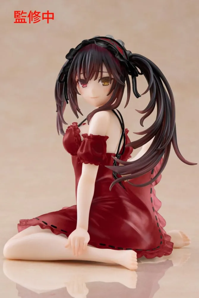 Date A Live V - Kurumi Tokisaki Statue / Desktop Cute - Nightwear Ver. Renewal: Taito Prize