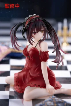 Date A Live V - Kurumi Tokisaki Statue / Desktop Cute - Nightwear Ver. Renewal: Taito Prize