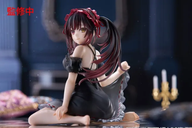 Date A Live V - Kurumi Tokisaki Figur / Desktop Cute Figure Nightwear Ver.: Taito