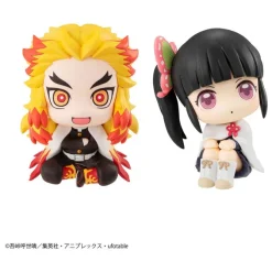 Demon Slayer Kimetsu no Yaiba - Rengoku Kyojuro & Tsuyuri Kanao Statue / Look Up - Limited: MegaHous