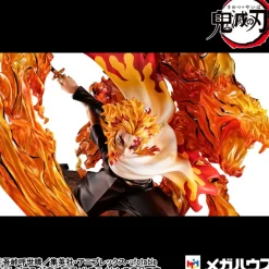 Demon Slayer Kimetsu no Yaiba - Kyojuro Rengoku Statue / G.E.M. Flame Breathing Fifth Form:Flame Tig