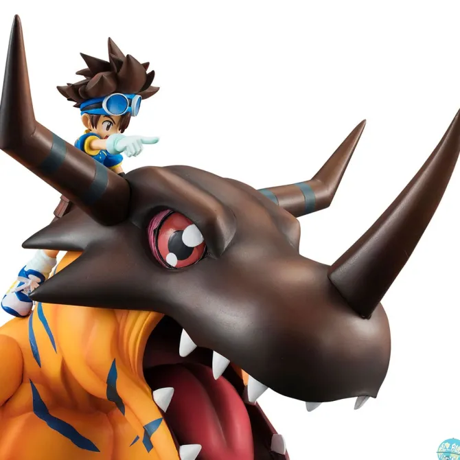 Digimon Adventure - Greymon & Tai Statue - G.E.M. Serie: MegaHouse