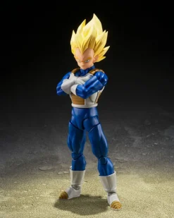 Dragon Ball Z - Super Saiyan Vegeta Actionfigur / S.H. Figuarts - (Dangerous Pride): Bandai Tamashii