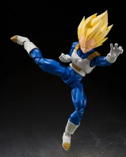 Dragon Ball Z - Super Saiyan Vegeta Actionfigur / S.H. Figuarts - (Dangerous Pride): Bandai Tamashii
