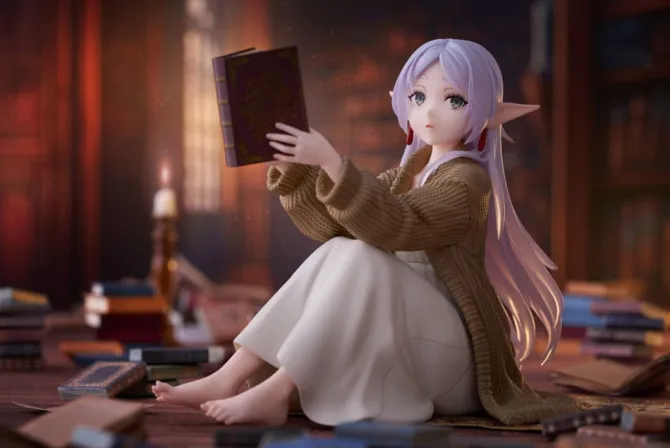 Frieren: Beyond Journey's End - Frieren Statue / Desktop Cute Figure - Roomwear: Taito Prize