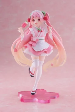 Hatsune Miku - Hatsune Miku Figur / Newley Written Sakura Miku Japanese Cafe Ver. : Taito