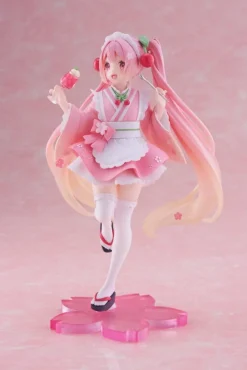 Hatsune Miku - Hatsune Miku Figur / Newley Written Sakura Miku Japanese Cafe Ver. : Taito
