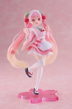 Hatsune Miku - Hatsune Miku Figur / Newley Written Sakura Miku Japanese Cafe Ver. : Taito
