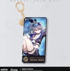 Honkai: - Star Rail Light Cone Acryl Schlüsselanhänger / Silver Wolf : MiHoYo