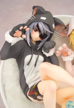 IS (Infinite Stratos) - Laura & Charlotte Statue - Nekomimi Pajamas Version: Alter