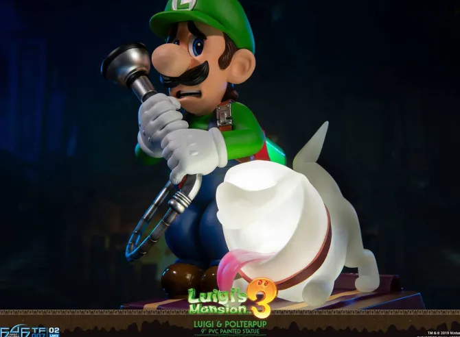 Luigi's Mansion 3 - Luigi & Polterpinscher Statue / Collector's Edition: First 4 Figures