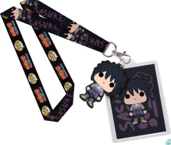 Naruto Shippuuden - Sasuke Schlüsselband mit Gummianhänger: Funko