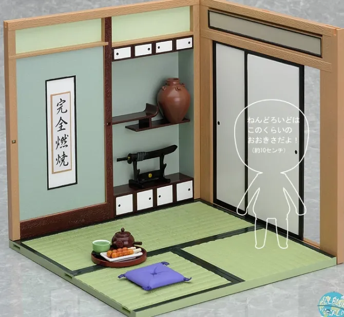 Nendoroid More - Nendoroid Gästeraum- Japanese Life Set B: Phat!