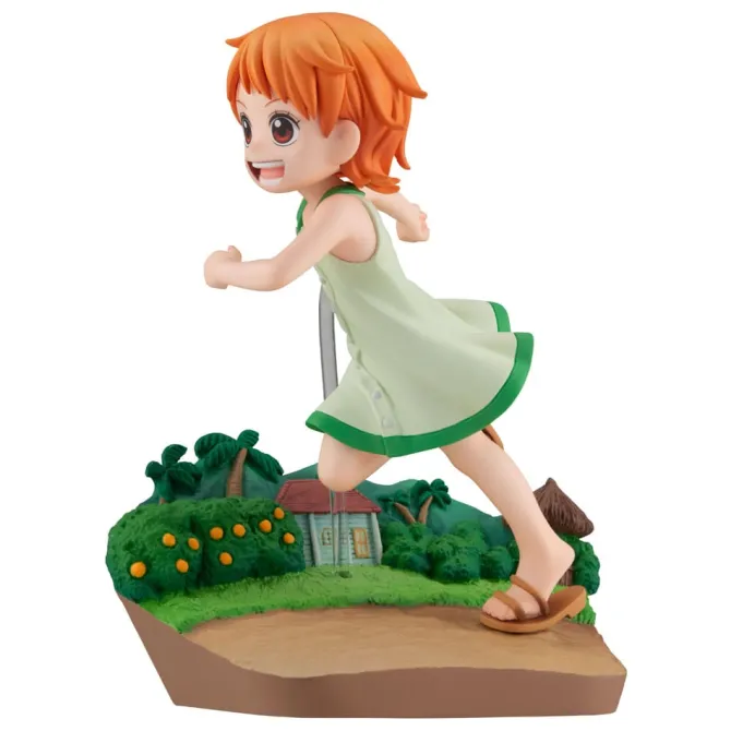 One Piece G.E.M. Serie - Nami Statue / Run! Run! Run!: MegaHouse