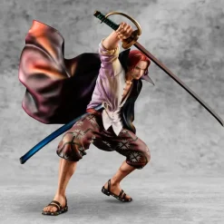 One Piece -Red-haired Shanks Statue / P.O.P Playback Memories: MegaHouse