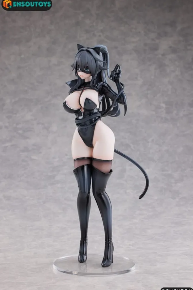 Original Character - Cat Woman Happy-chan Statue: Ensoutoys