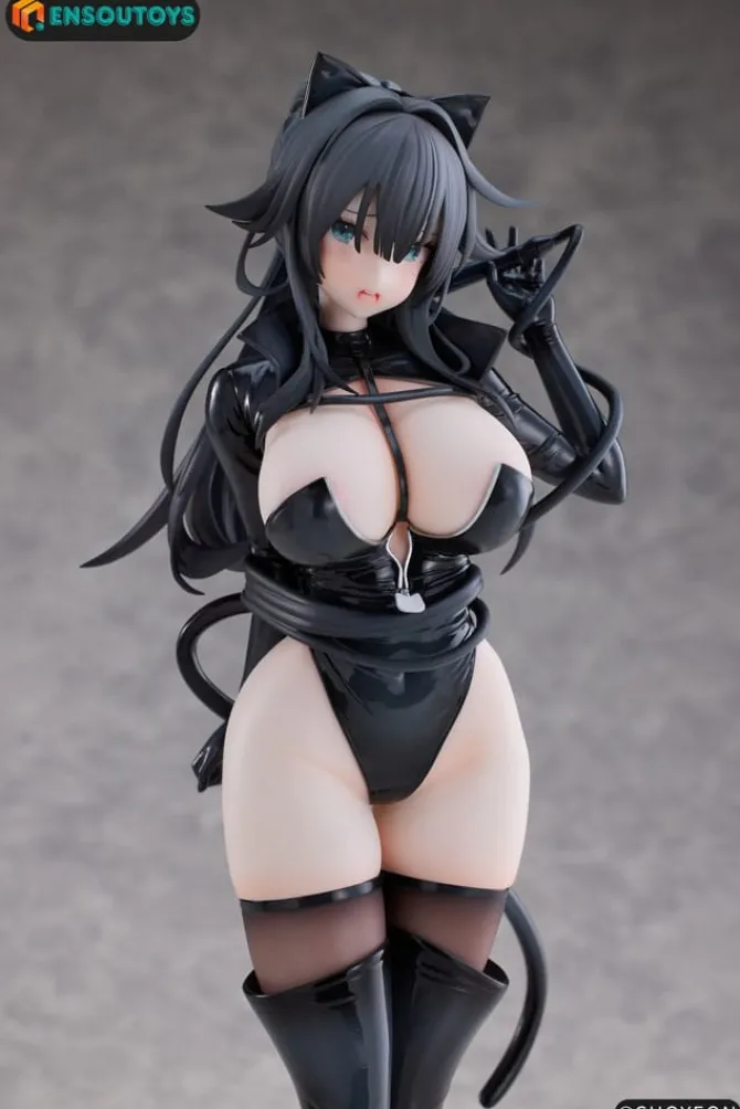 Original Character - Cat Woman Happy-chan Statue: Ensoutoys