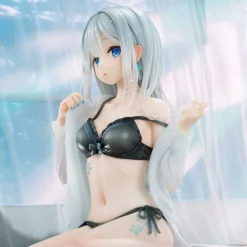 Original Character - Silver-Haired Statue / by Fuumi Illustration - Girl Sky Blue Morning Special Ou