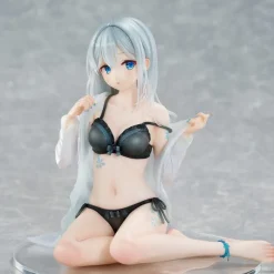 Original Character - Silver-Haired Statue / by Fuumi Illustration - Girl Sky Blue Morning Special Ou