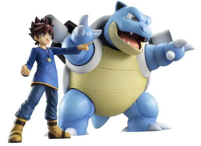 Pokemon - Gary Eich & Turtok Statue / G.E.M Series: MegaHouse