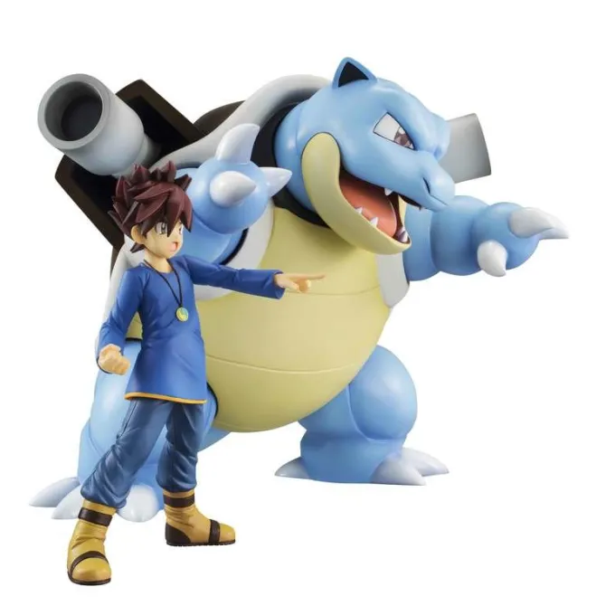 Pokemon - Gary Eich & Turtok Statue / G.E.M Series: MegaHouse
