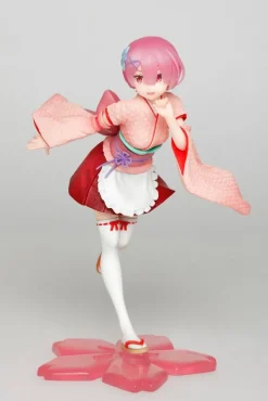 Re:Zero - Ram Figur / Kimono Maid Version [STARK BESCHÄDIGTE VERP.]: Taito