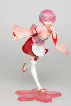 Re:Zero - Ram Figur / Kimono Maid Version [STARK BESCHÄDIGTE VERP.]: Taito