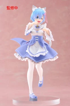Re:Zero - Rem Cat Statue / Starting Life in Another World Coreful Maid Ver. Renewal: Taito Prize