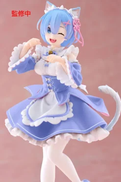 Re:Zero - Rem Cat Statue / Starting Life in Another World Coreful Maid Ver. Renewal: Taito Prize